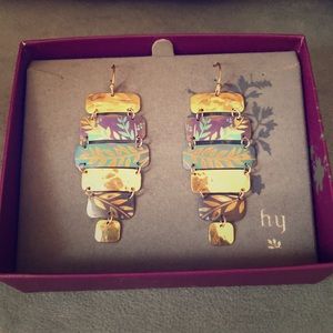 Holly Yashi Gold/Niobium Talisman Earrings